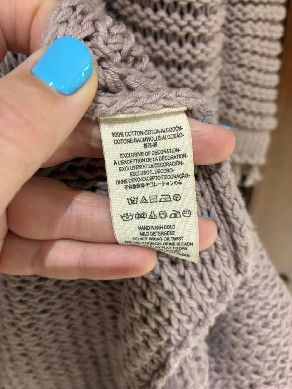 Free People Long Open-Front Cardigan in Dusty Mauve